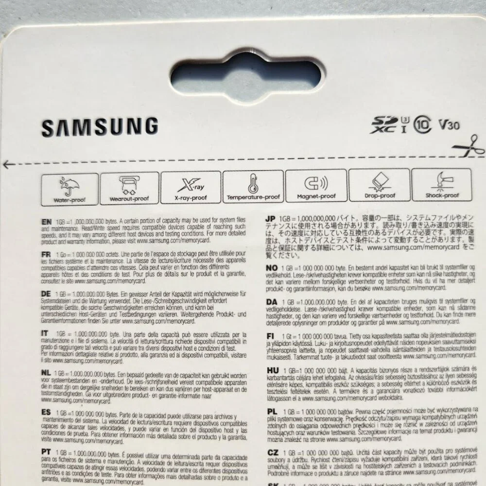 NEW Samsung Evo Plus 128 GM SD Card SDXC for DSLR Camera Laptop Accessories 130